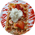 Strawberry Banana Waffle